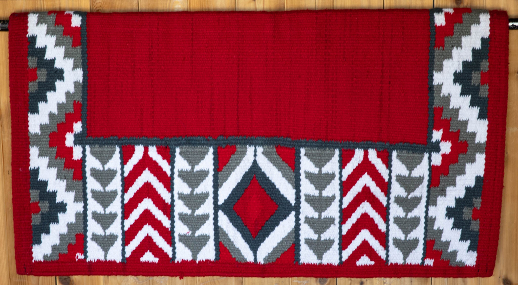 Red & Gray Flat Show Blanket