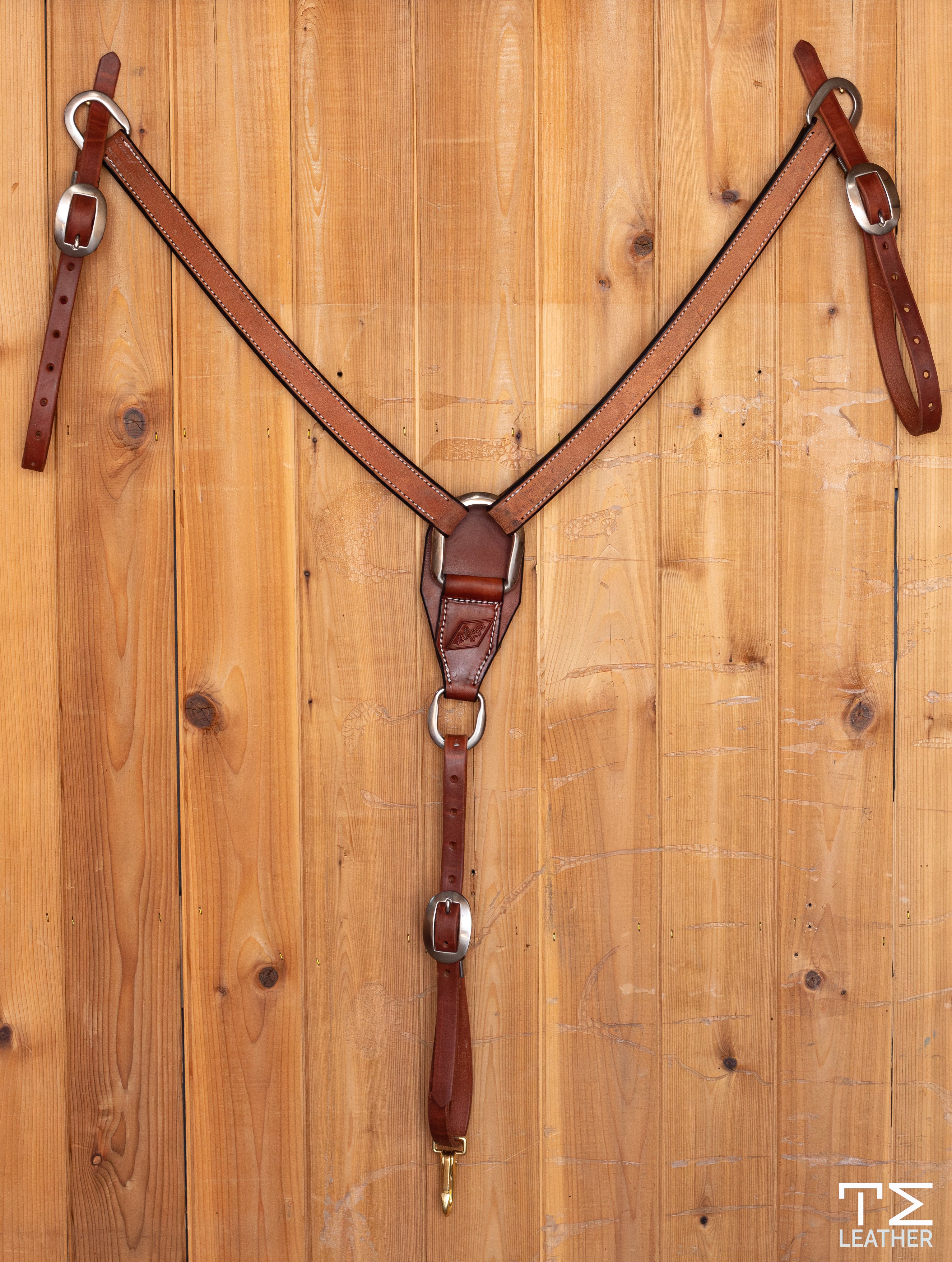 1" Plain Natural Roughout Breast Collar