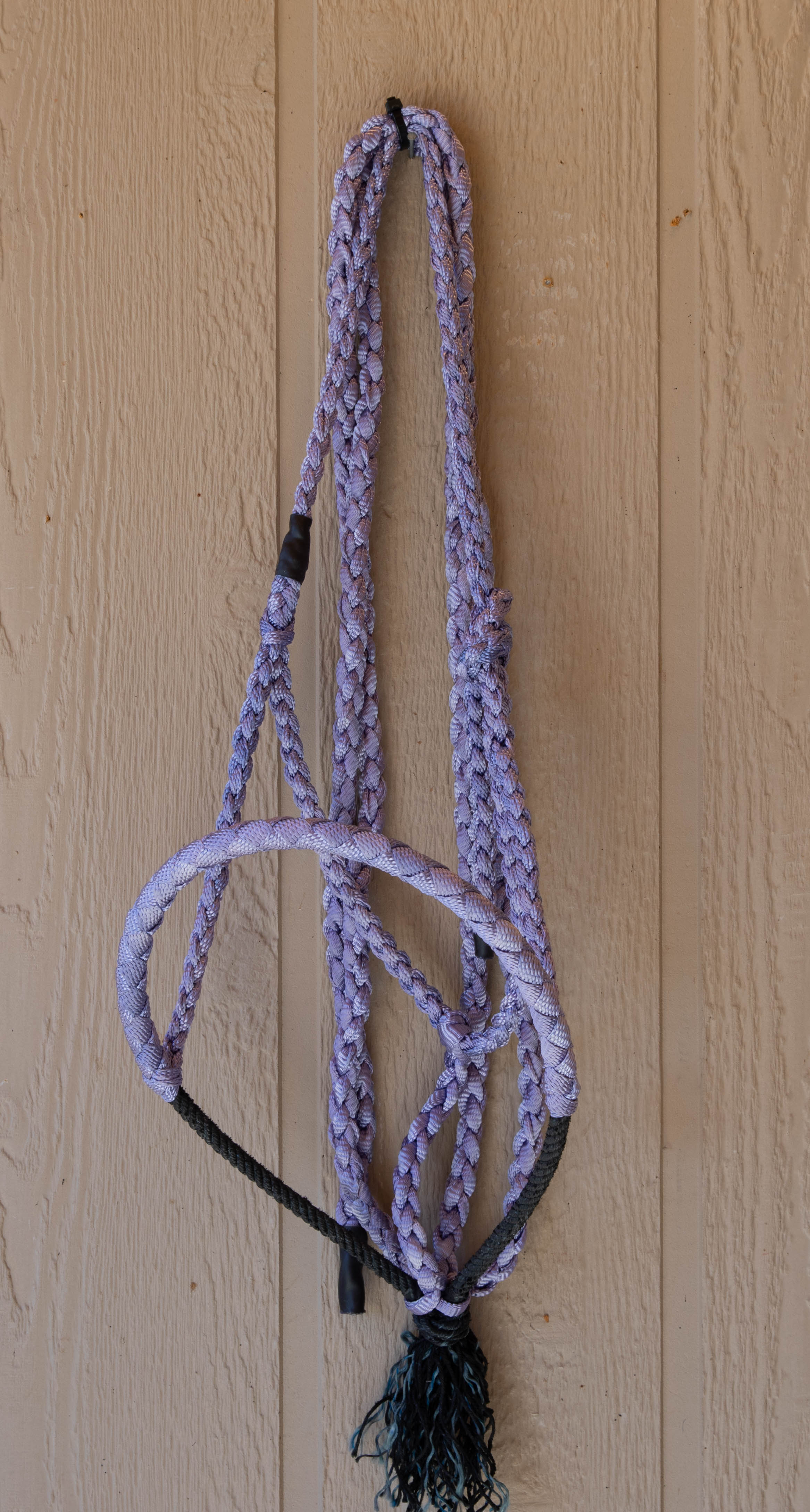 Purple w/ Black Rope Muletape Halter