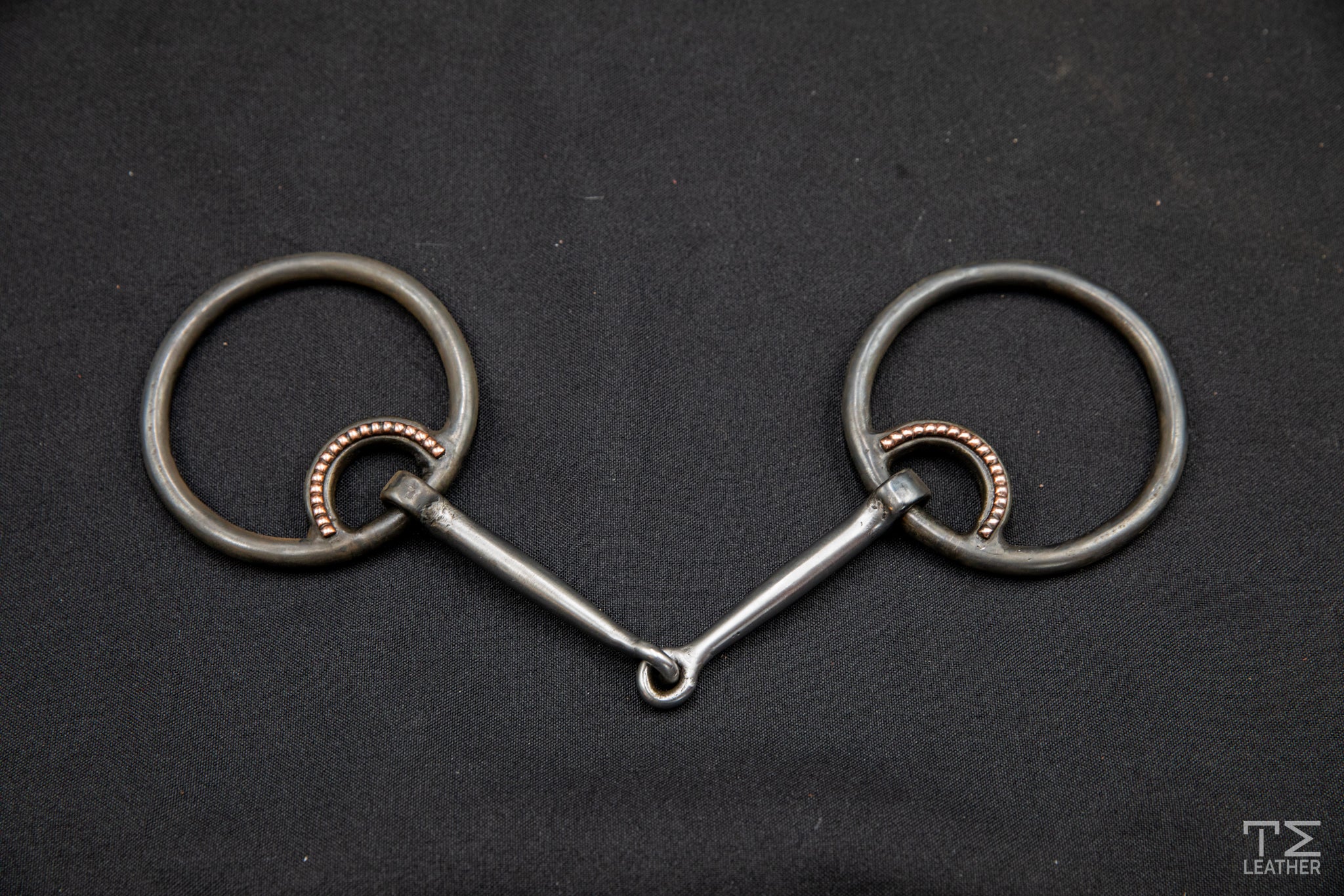 Grant Befus Barely Legal Big Ring Locked Snaffle w/ Dot Accents