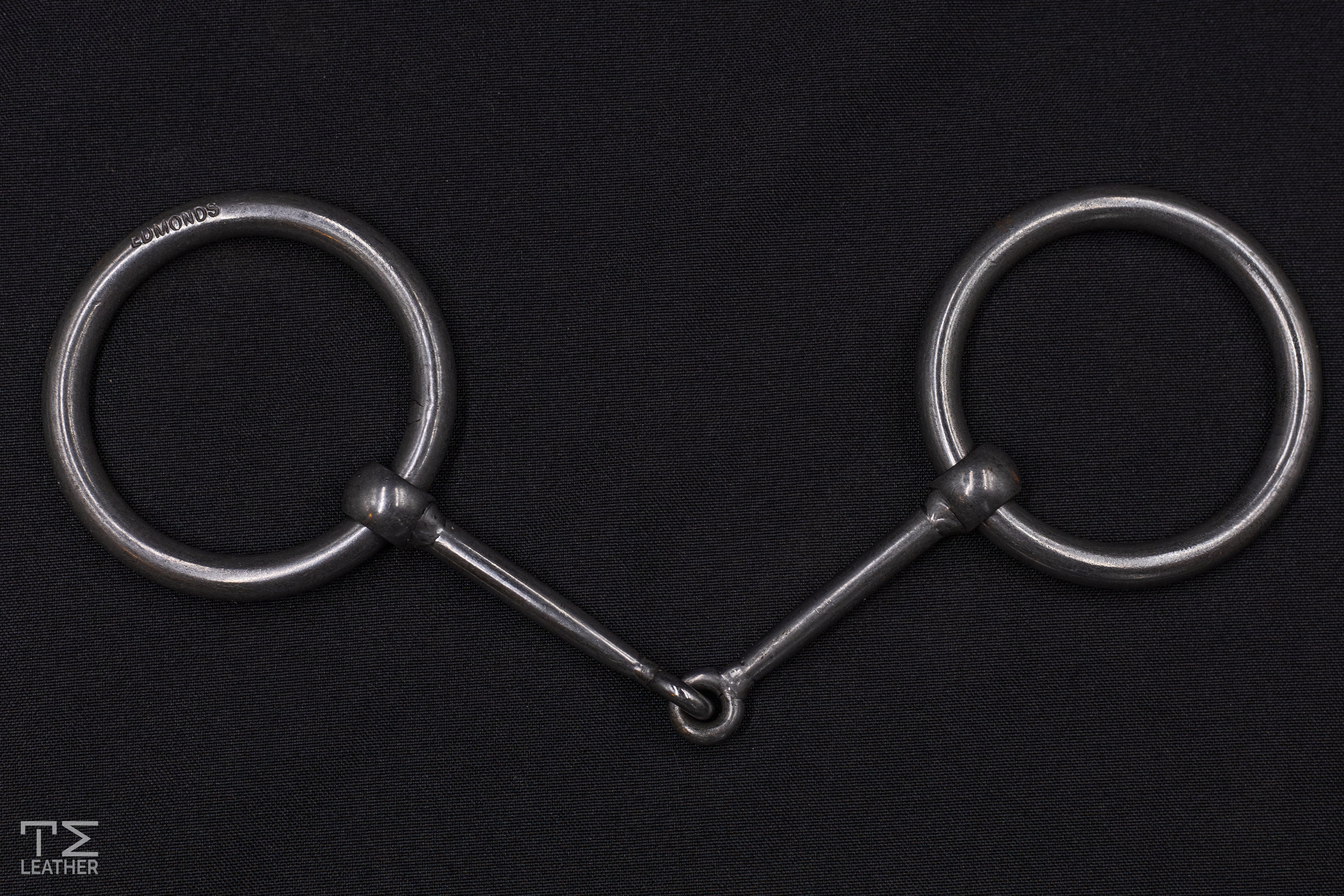 Ryan Edmonds 5/16" Barley Legal Straight Bar Ring Snaffle