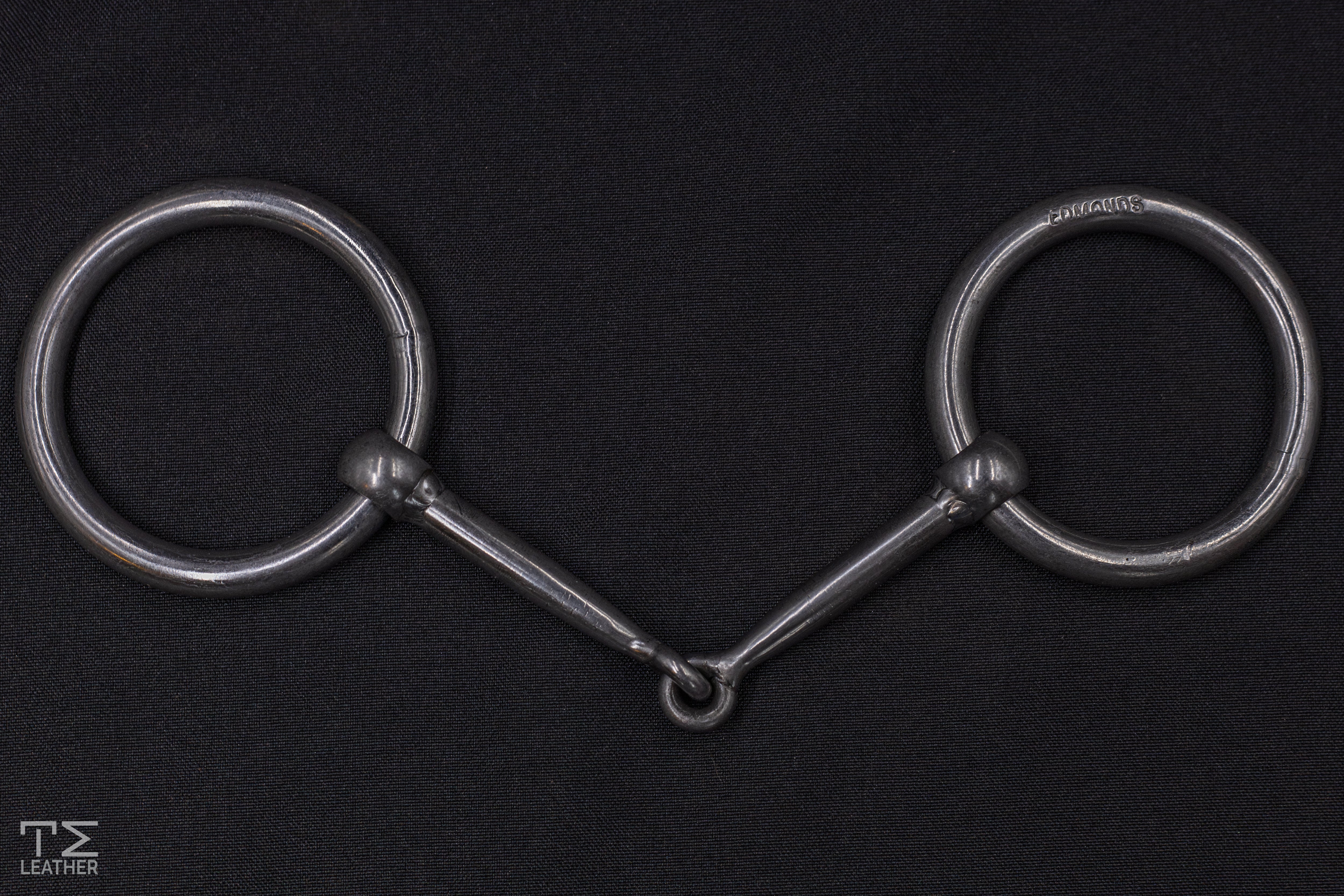 Ryan Edmonds 3/8" Straight Bar Ring Snaffle