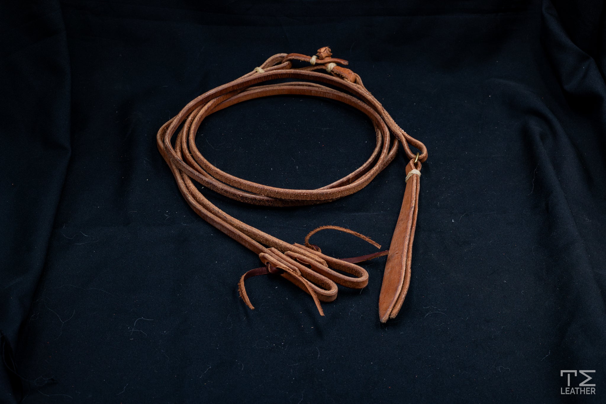 102" Leather Work Romel Reins w/ Rawhide Accents