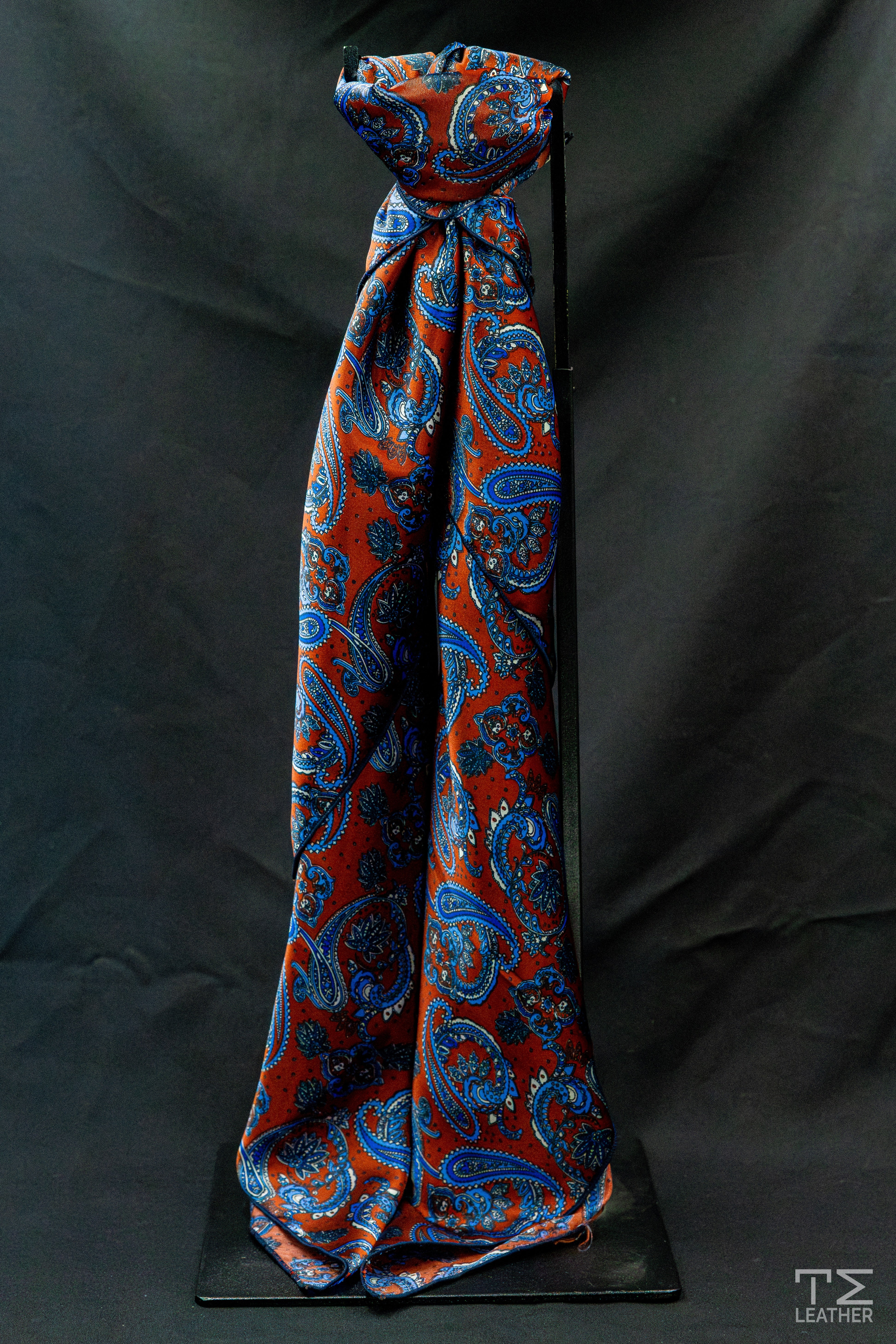 Rust & Blue Paisley Wild Rag