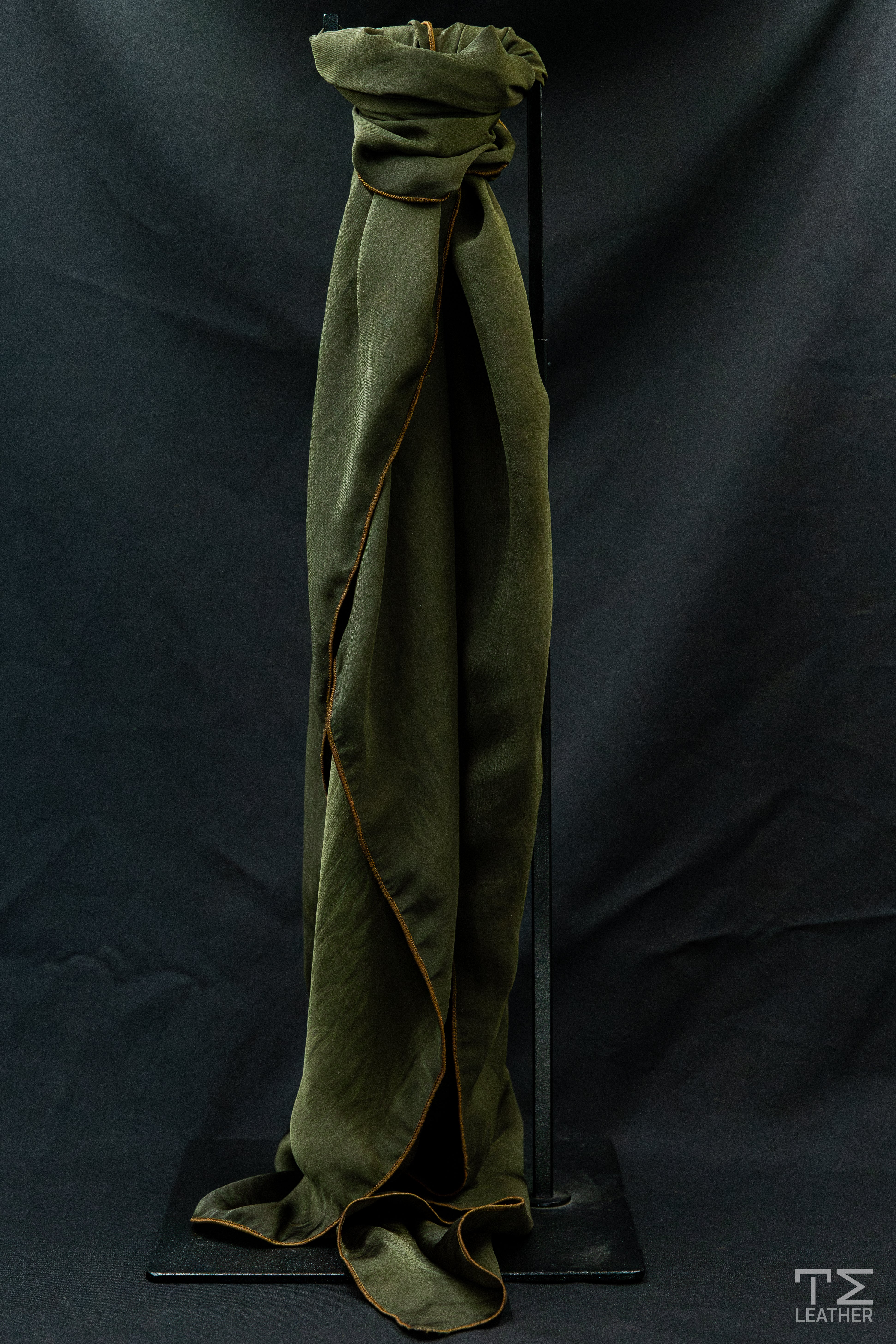 Olive Green Solid Wild Rag