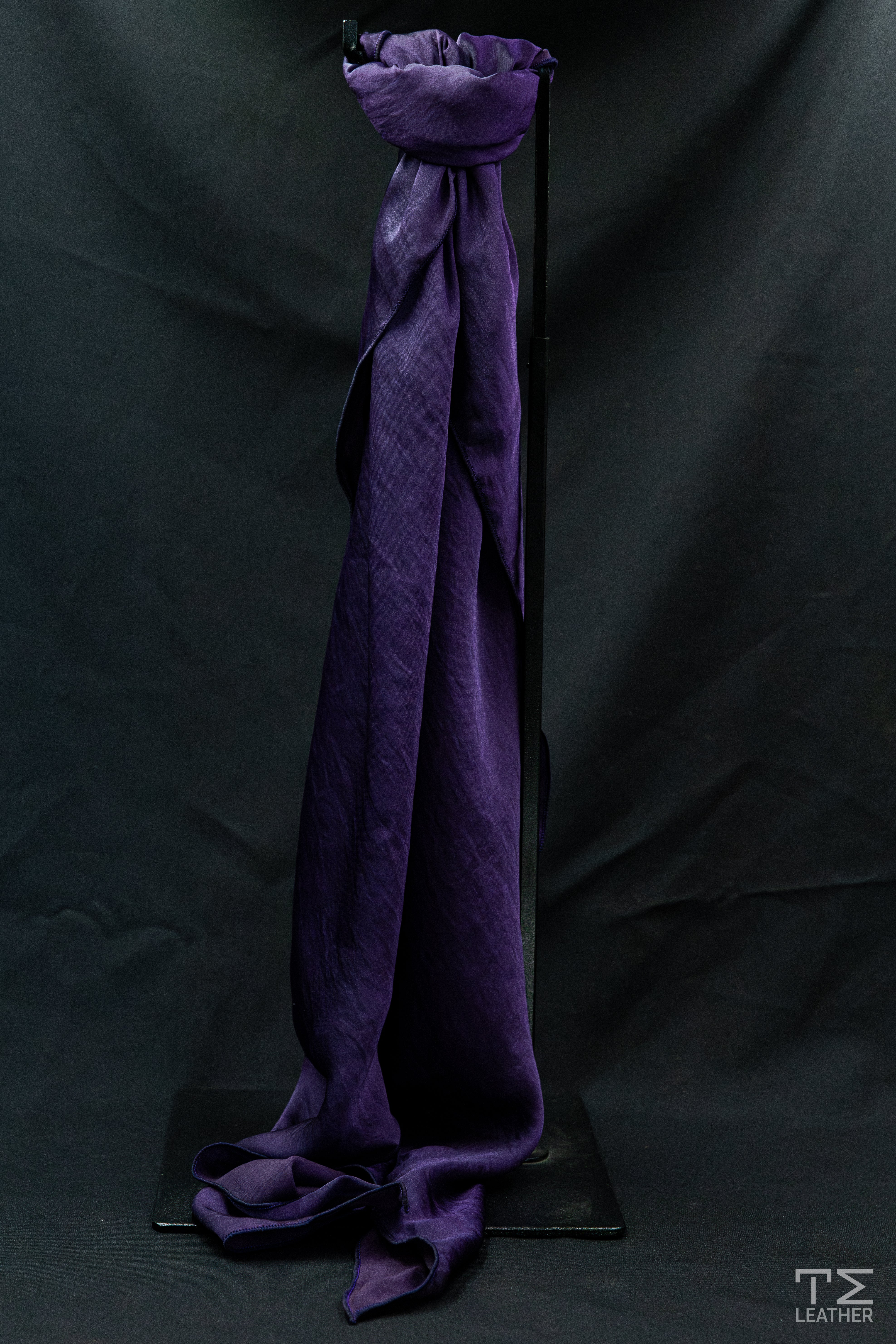 Dark Purple Solid Wild Rag